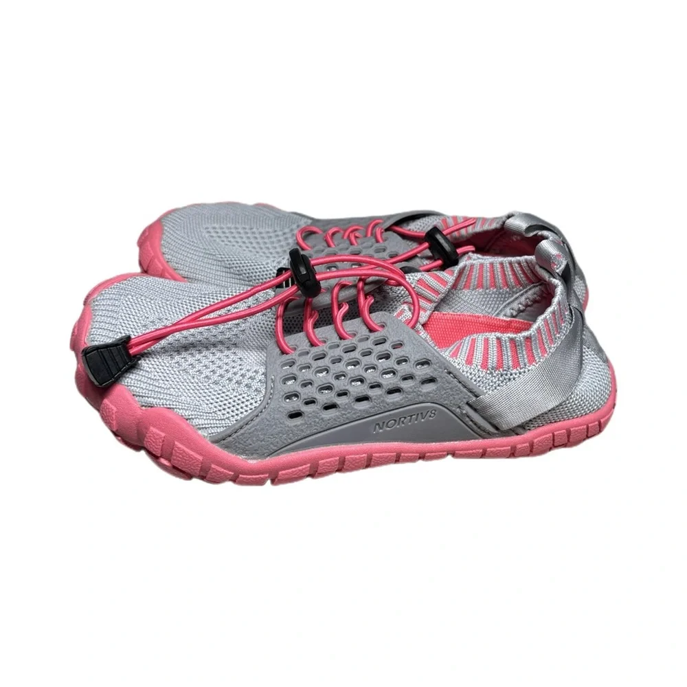 Nortiv8 Kids Quick-Dry Water Shoes Gray Pink Size 2